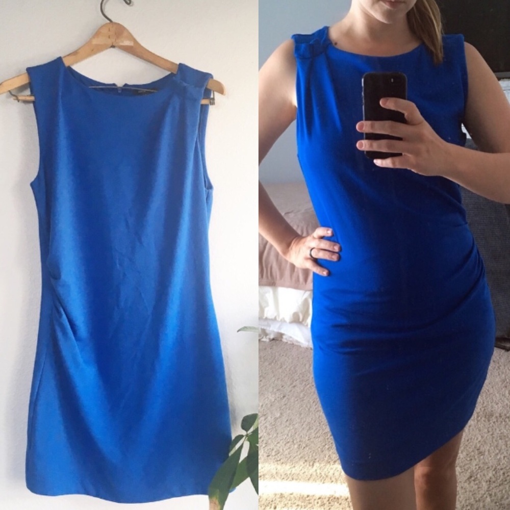 MNG Suit blue dress